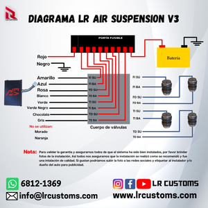 Sistema de control por Bluetooth para  suspensión de aire V3 (Android)